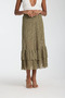 Lace Detail Lined Relaxed Cut Women's Skirt - 5