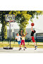 Kids 5ft to 7ft Height Adjustable Basketball Hoop Stand, 32" Backboard, Portable Wheel - 4