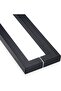 900mm/36 inches Square/Rectangle Shape 1.2mm Thick Stainless Steel Push Pull Door Handle, Matte Blac - 9