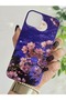 iPhone 13/14 Compatible Artistic Scenic Pink Flowers Patterned Transparent Phone Case - 2