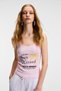 Sephira Women's Hollow Collar Soft Fabric Slim Fit Pink Undershirt - 3