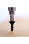#8 x 1" Wood Screw 100PCS Black Phosphate Coated Stainless Flat Truss Head Fast Self Tapping Drywall - 8