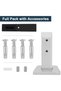 LukLoy Pack of 2 Brush 304 Stainless Steel Glass Railing Spigots, Glass Pool Fence Clamp Brackets (9 - 4