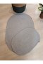 Natural Knitted Oval Bath Mat Set – Set of 2 Handmade Cotton Mats - 4