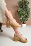 Ester Women's Buckle High Heel Stylish and Comfortable Daily Sandals