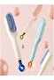 Colorful Self-Cleaning Hair Comb with Massage Effect, Easy to Use, Practical Hair Comb, 1 Piece - 7