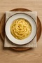 Color X Series Cream Deep Pasta - Spaghetti Plate Single