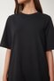 Women's Black Stretchy Knitted Top Lace Skirt Dress Cr00486 - 5