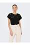 JDYROSE S/S O-NECK EMB TOP JRS