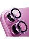 iPhone 16 Plus Compatible Tempered Camera Lens Protector with Metal Frame