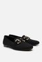 Black Women's Loafer Shoes 01Ayy 307870 A100 - 5