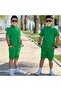 Men's Suit with Linen Shorts (1 Size Can Be Chosen Larger) |   Between 7/16 Years