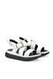 , Women's Genuine Leather Heeled Sandals 151992 Z302 White - 2