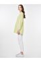 Ribbed Crew Neck Sweatshirt Lime - 4