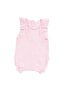 Baby Girl Pink Muslin Ruffle Romper - 3