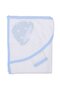 Blue Mushroom Patterned Towel and Washcloth Set for Baby Boy - 7