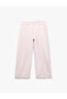 High Waist Wide Leg Trousers with Pocket Detail - 4