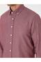 Burgundy Oxford Slim Fit Easy-Iron Shirt 50306996 -Vr014 - 7