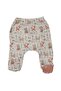 Baby Girl Salmon White Animal Patterned Muslin 5 Piece Hospital Discharge Set - 5