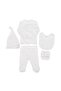 Ecru 5-Piece Unisex Hospital Discharge Set - with Tie-Up Hat - 6
