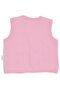 Baby Girl Pink Quilted Penguin Patterned Snap Fastener Combed Cotton Vest - 6