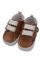 Baby Boy Brown Elastic Velcro Leather Shoes Leather Shoes - 6