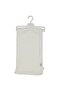 Unisex White Self Patterned Double Layer Combed Cotton Blanket 80X90 - 2
