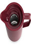 ​Emsa Motiva Vacuum Jug, 1L, Wine Red – Nordic Design, Quick Press Closure, 12h Hot & 24h Cold - 3