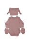 Unisex Pink Overalls and Blanket 7 Piece Hospital Discharge Set - 6