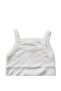 Ecru Unisex Snap-On Rope Strap Bodysuit Badi - 8