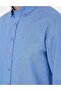 Blue Oxford Slim Fit Easy-Iron Shirt 50306996 -Vr036 - 7