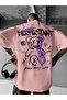 Men's Oversized Graphic T-Shirt - "Campbrastcooperation" Bold Letters, Loose Fit, Round Neck
