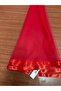 Short Red Piping Veil - 4