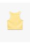 Tweety Licensed Cotton Slim Fit Crew Neck Printed Crop Tank Top - 2