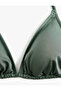 Drawstring Triangle Bikini Top - 2