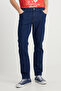 Texas Slim Fit Slim Fit Slim Fit Regular Waist Slim Leg Dark Blue Cotton Stretch Jean Denim Pants - 4
