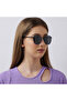 Polarized Sunglasses Dark Blue Frame Grey Mirror Lens 55mm - LC1207C03 - 7