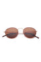 Polarized Sunglasses Gold Frame Brown Mirror Lens 53mm - LC1212C01 - 5
