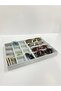 Paris Model Suede Fabric Gray Color 34/24cm Jewelry Display Drawer Stand - 4
