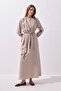 Loi Shawl Collar Dress Stone - 2