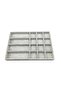 Paris Model Suede Fabric Gray Color 34/24cm Jewelry Display Drawer Stand - 5
