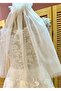 Scalloped Short Rose Veil - 4