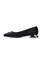 C2 Black Satin Women's Babet Shoes - 2