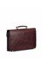 Leather Brown Briefcase 255 61 - 3