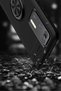 Huawei P40 Case Range Silicone with Ring - Black-Gold Zngzr - 5