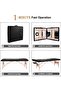 Massage Table Folding Massage Table Height Adjustable Professional Spa Bed 3-Piece with Carry Bag - 4