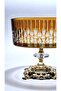 Cut Decor Metal Foot Tableware Bowl - 5