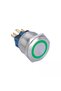 Push Button 25mm with Return 12-24V Green Led