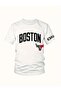 Boston 3D Digital Printed T-Shirt for Men - Casual & Sports, Large Size, Polyester Blend, - 4