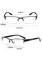 Working Gamer Glasses Blue Ray Eye Protection Anti Blue Half Frame Glasses - 4